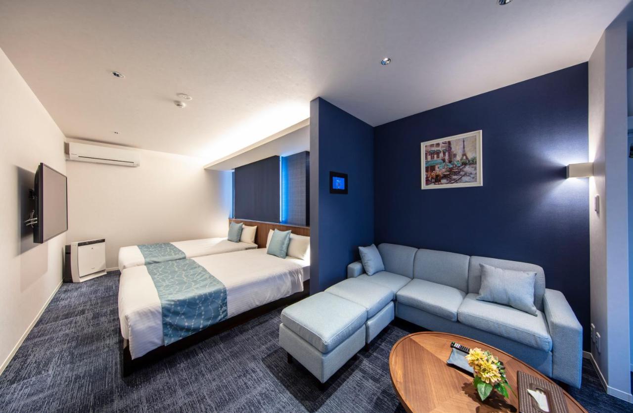 Grand Base Okayama Ekimae Aparthotel Kültér fotó